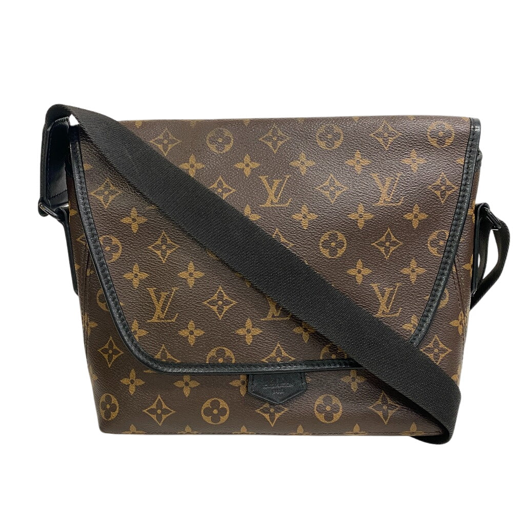 LOUIS VUITTON Shoulder Bag Ｍ45557 leather Brown Monogram Magnetic messenger