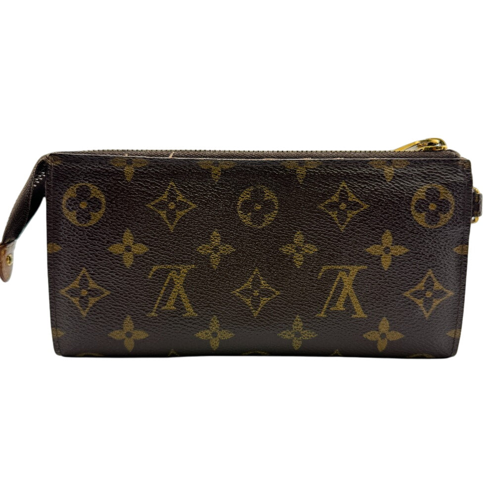 LOUIS VUITTON Long Wallet Purse M61781 leather Brown Monogram Portefeiulle Astrid