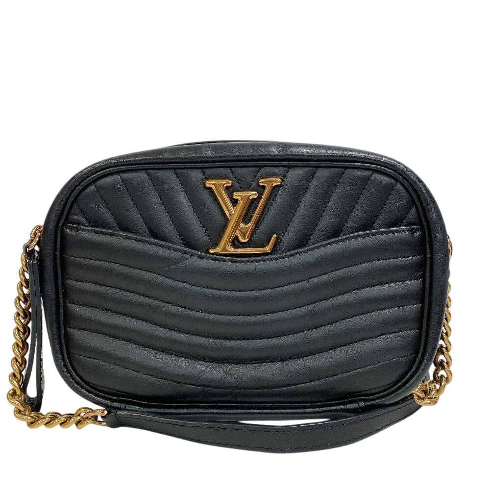 LOUIS VUITTON Shoulder Bag M53682 leather black New Wave New camera bag