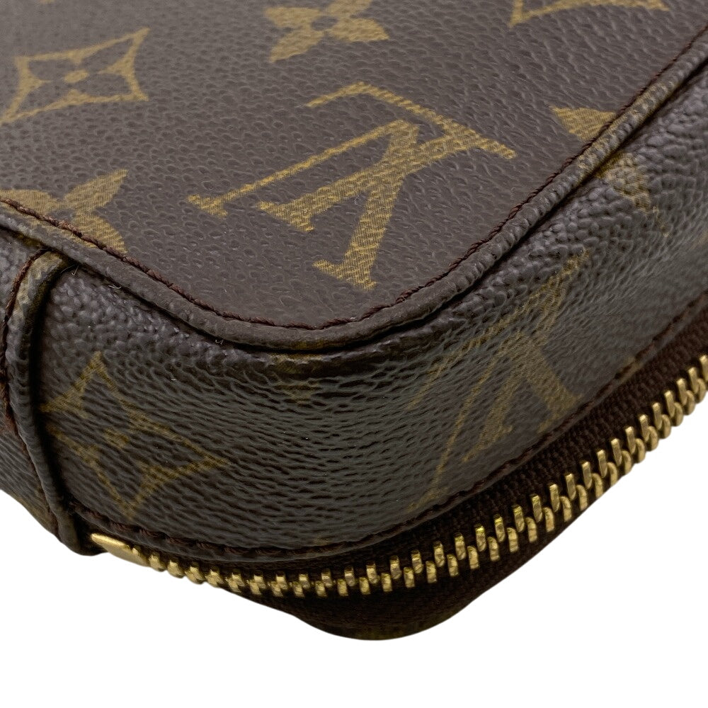 LOUIS VUITTON Pouch M47350 leather Brown Monogram Posh Monte Carlo