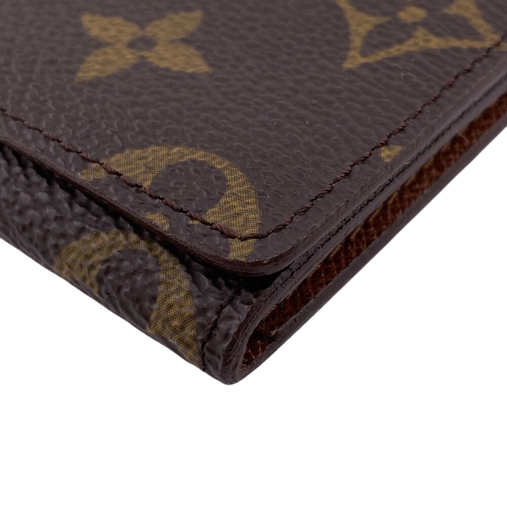 LOUIS VUITTON Card Case leather Brown Monogram Amberop Cult de Visit