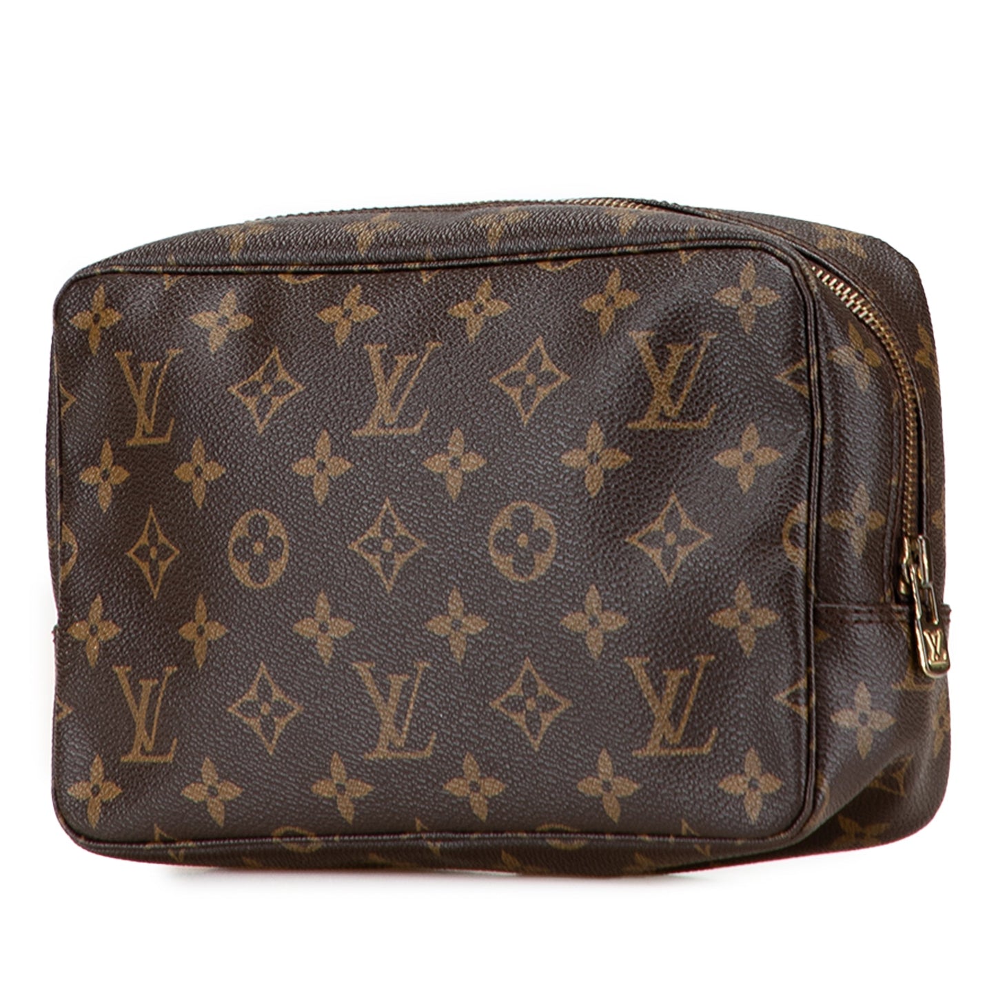 Brown Louis Vuitton Monogram Trousse Toilette 23 Clutch Bag