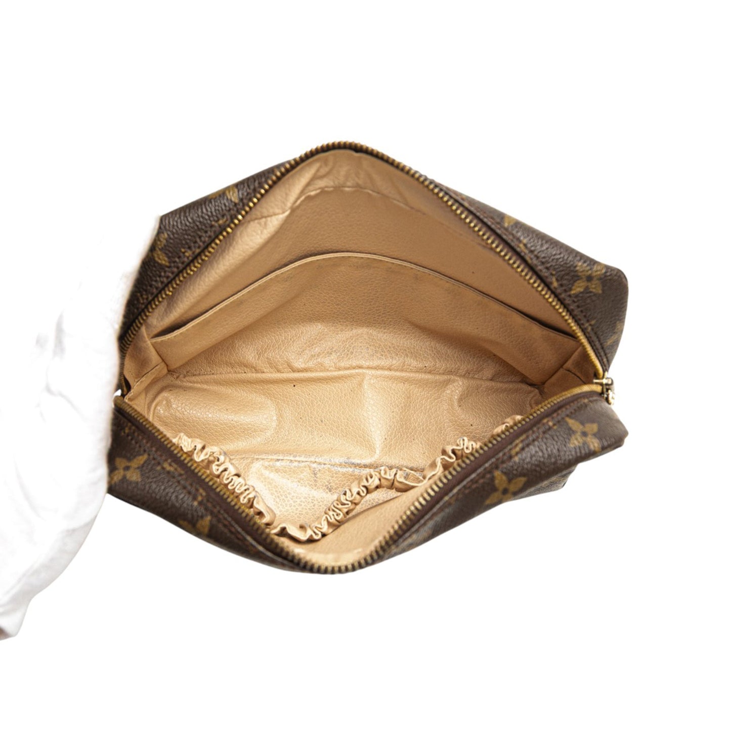 Brown Louis Vuitton Monogram Trousse Toilette 23 Clutch Bag