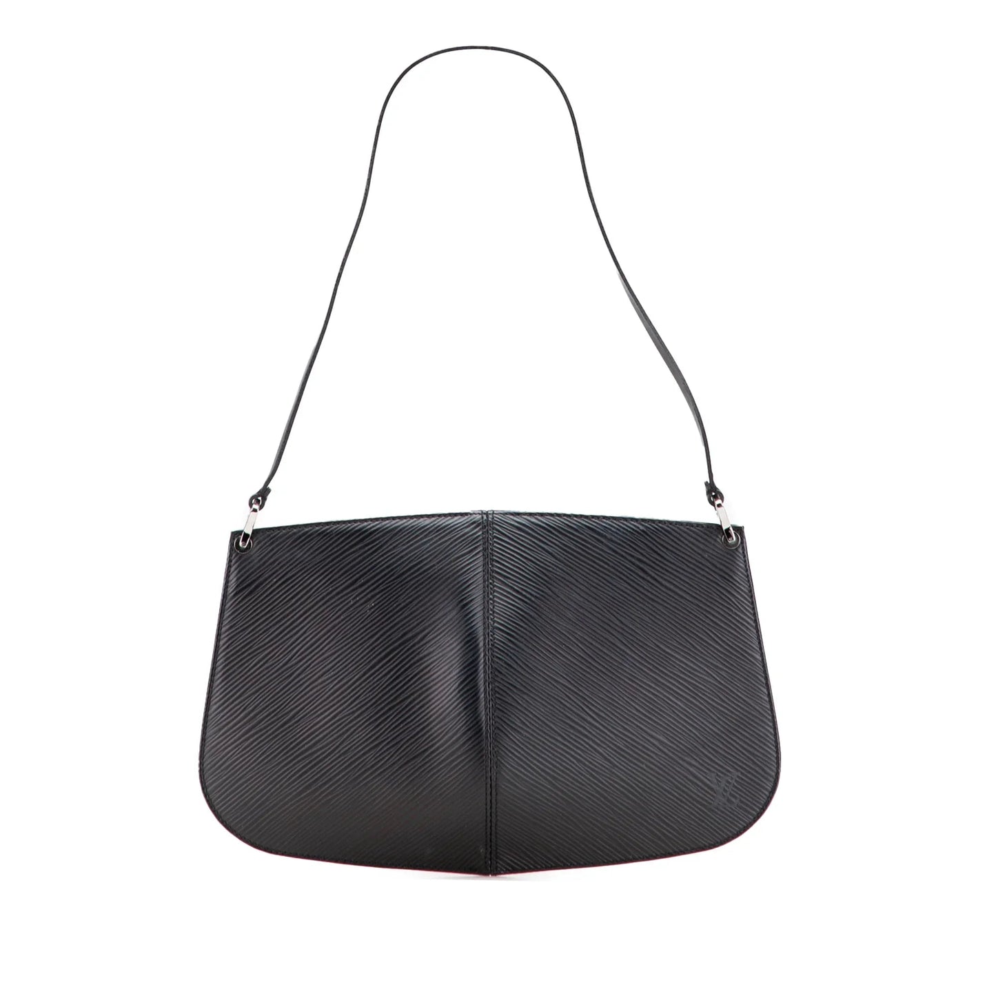 Black Louis Vuitton Epi Demi Lune Pochette Shoulder Bag