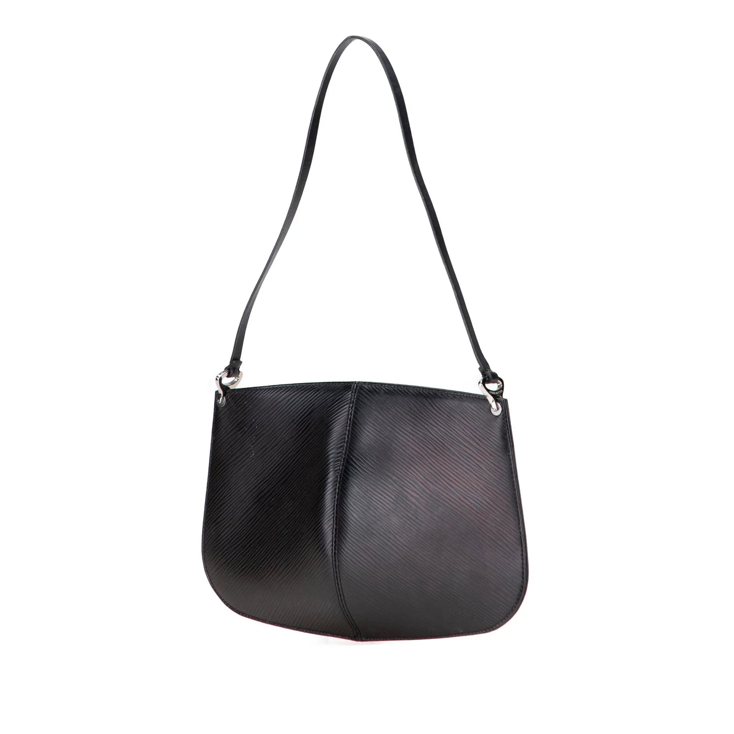 Black Louis Vuitton Epi Demi Lune Pochette Shoulder Bag