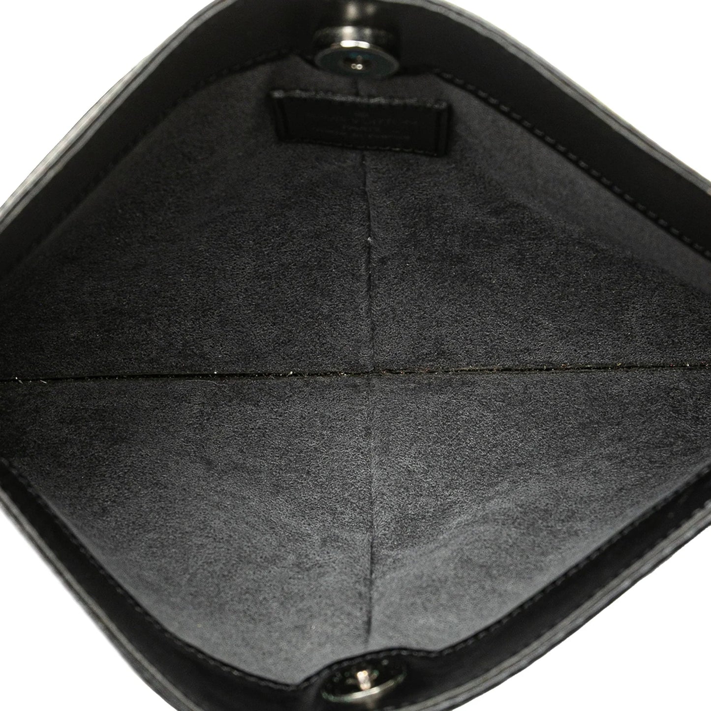 Black Louis Vuitton Epi Demi Lune Pochette Shoulder Bag