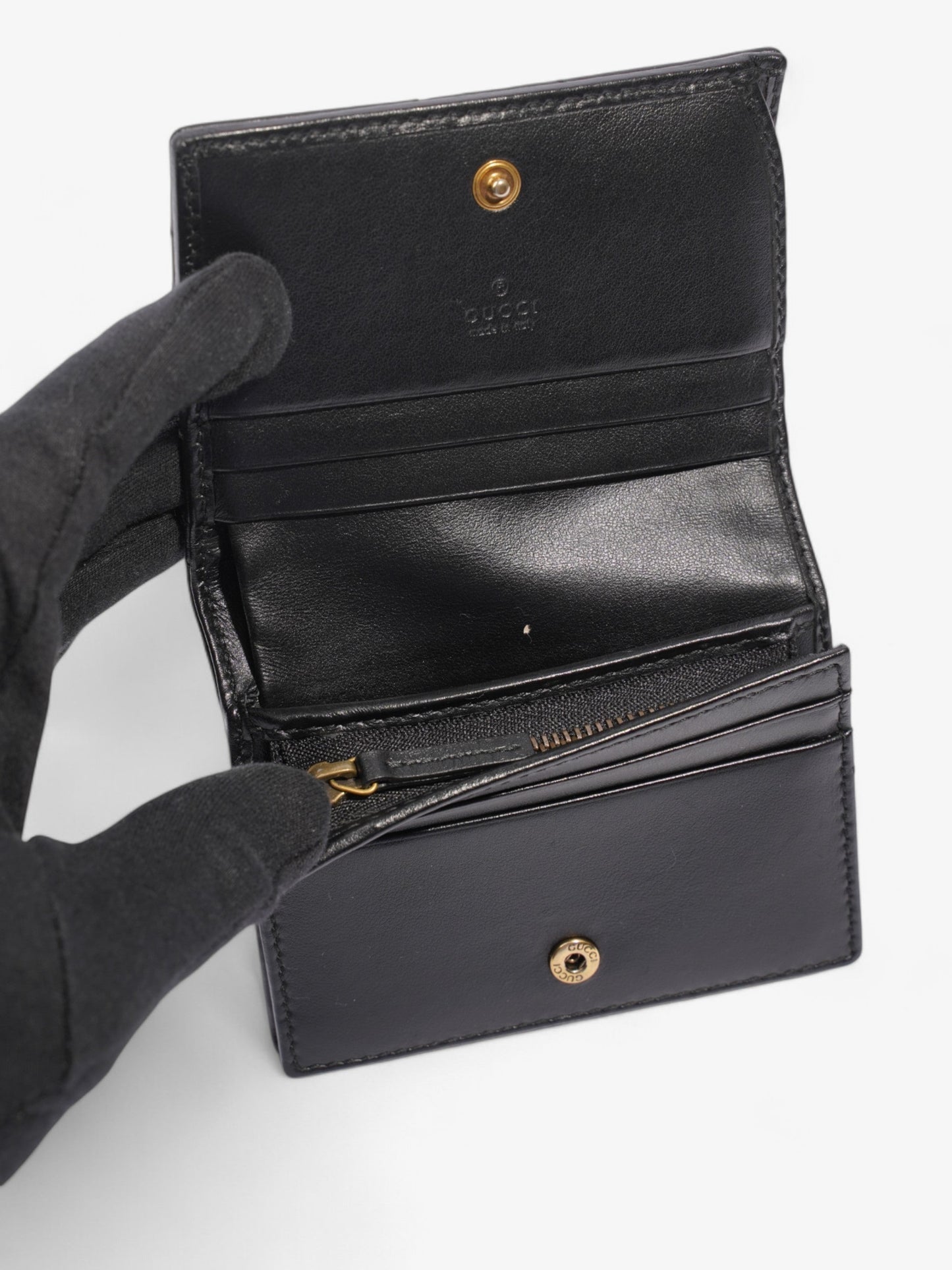 Gucci GG Marmont Wallet Black Leather