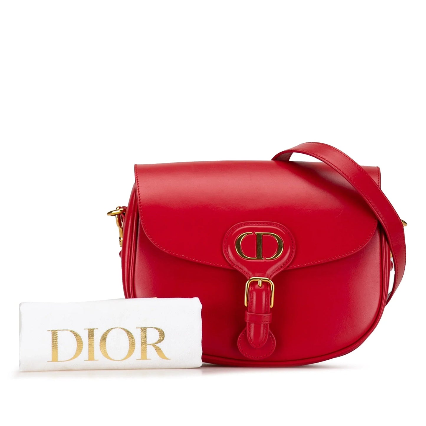 Red Dior Medium Bobby Crossbody Bag