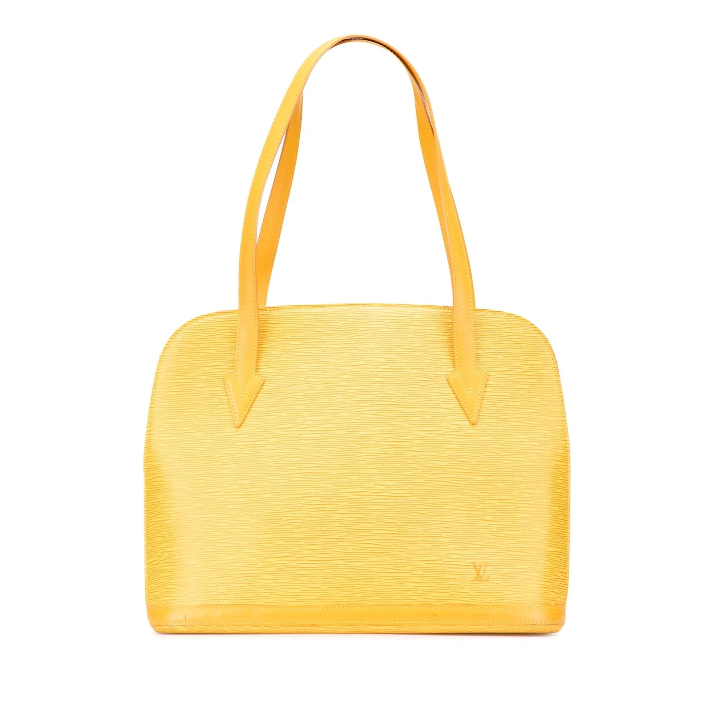 Yellow Louis Vuitton Epi Lussac Shoulder Bag
