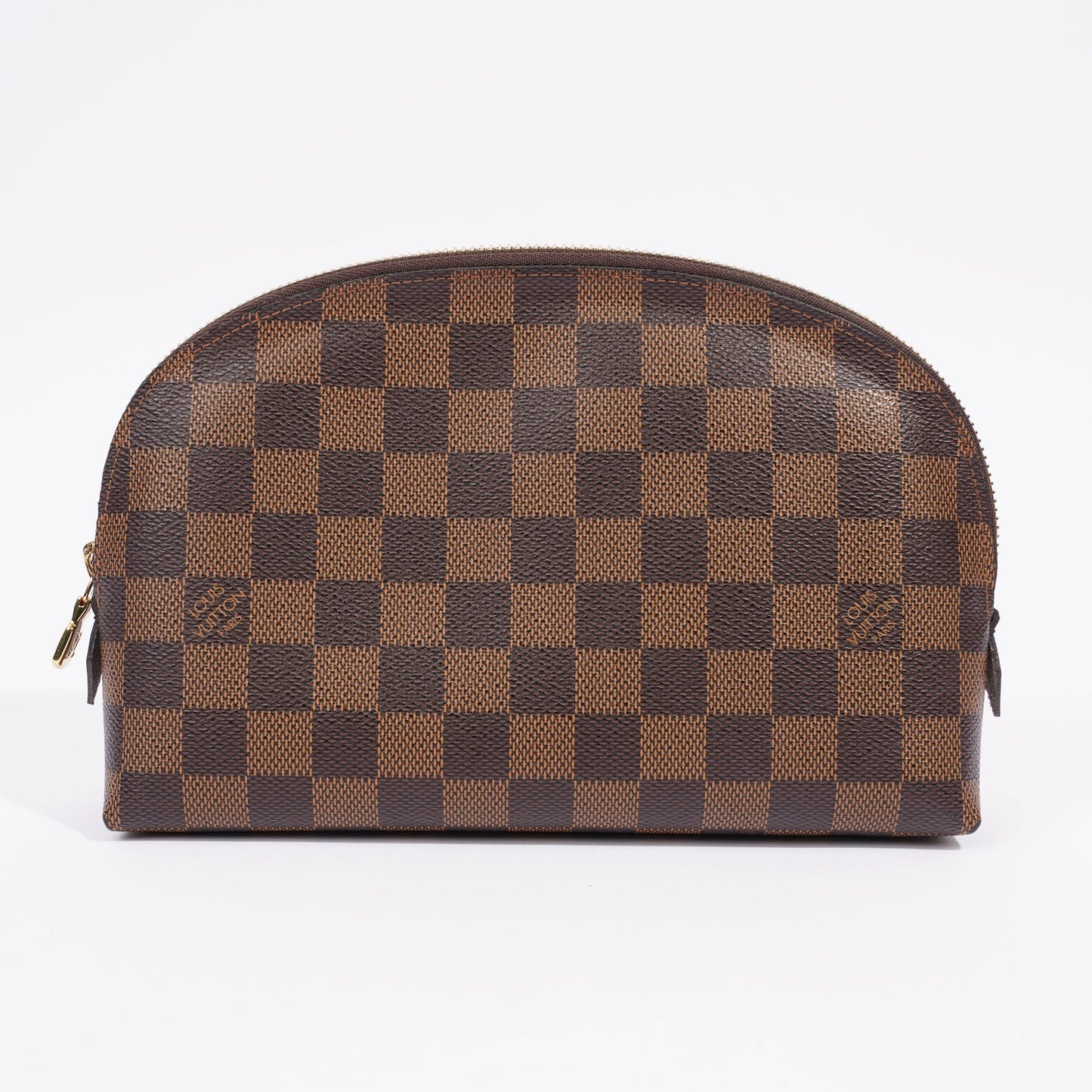 Louis Vuitton Cosmetic Pouch Damier Ebene Coated Canvas MM