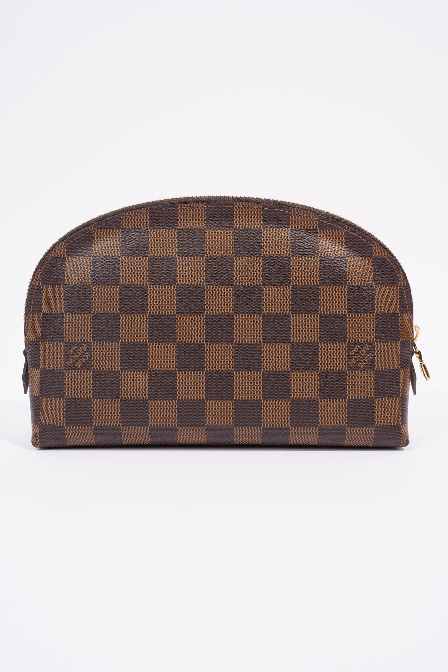 Louis Vuitton Cosmetic Pouch Damier Ebene Coated Canvas MM