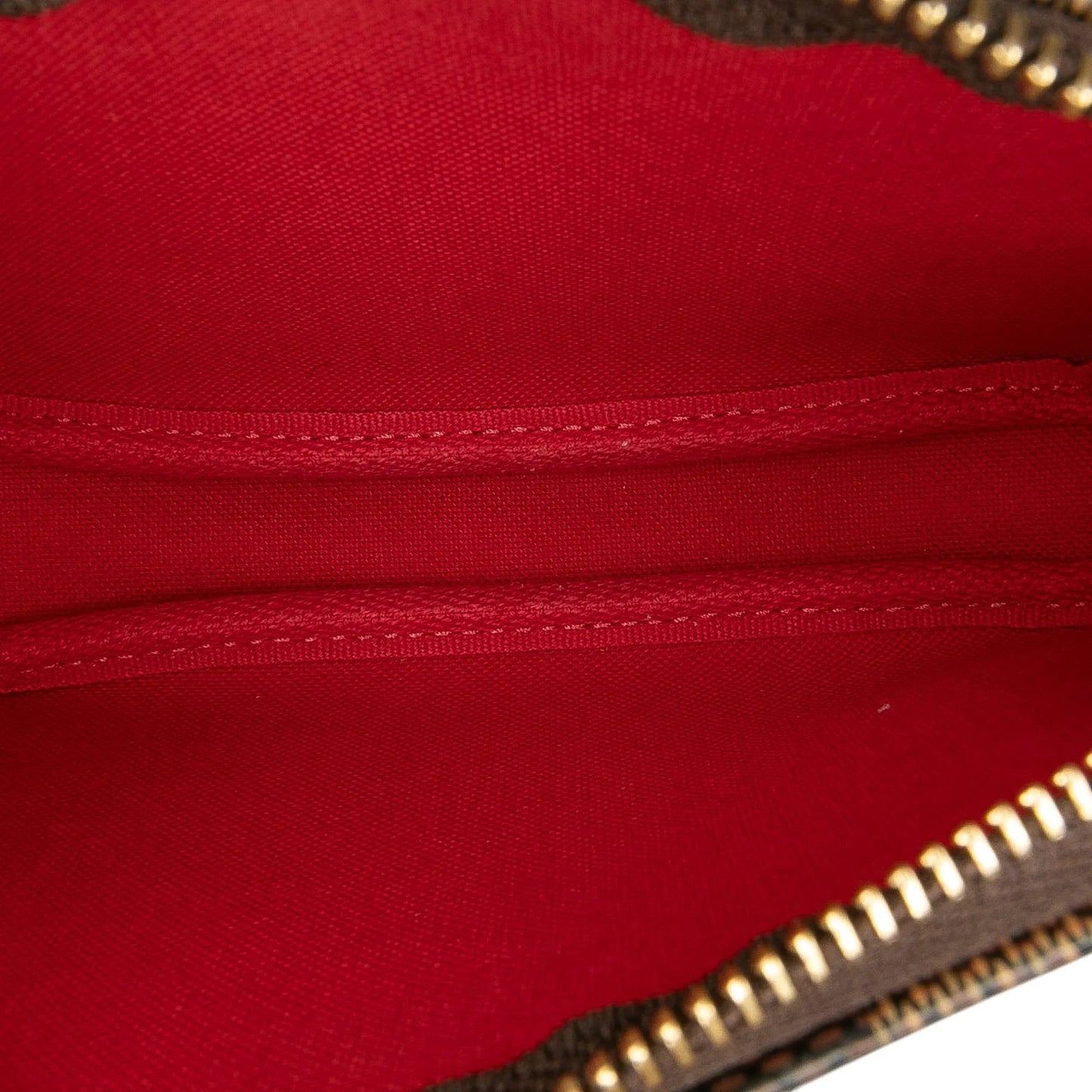 Brown Louis Vuitton Damier Ebene Mini Pochette Accessoires Handbag