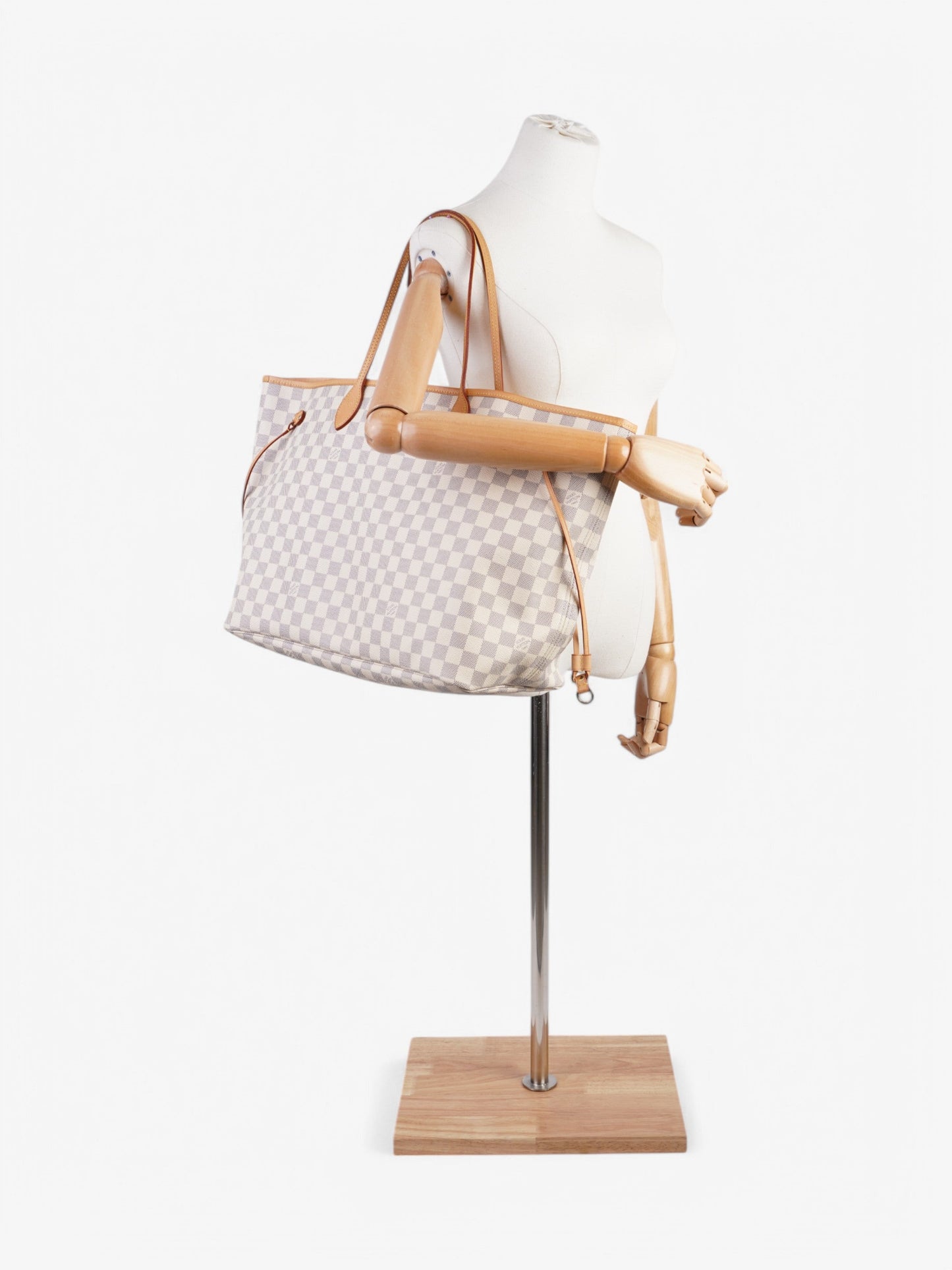 Louis Vuitton Neverfull Damier Azure Coated Canvas GM