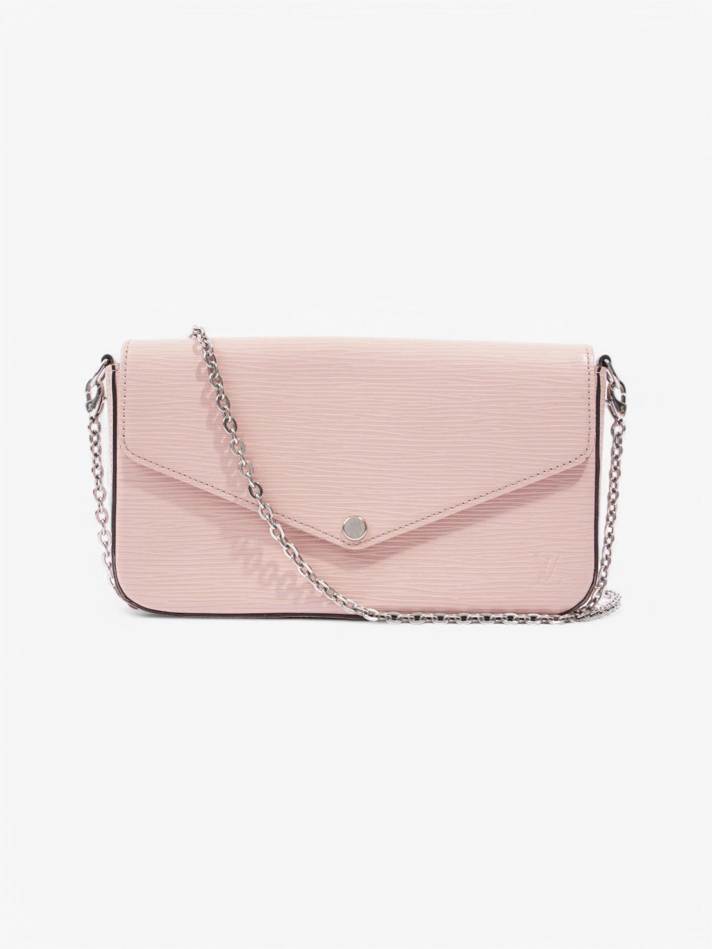Louis Vuitton Pochette Felicie Light Pink Epi Leather