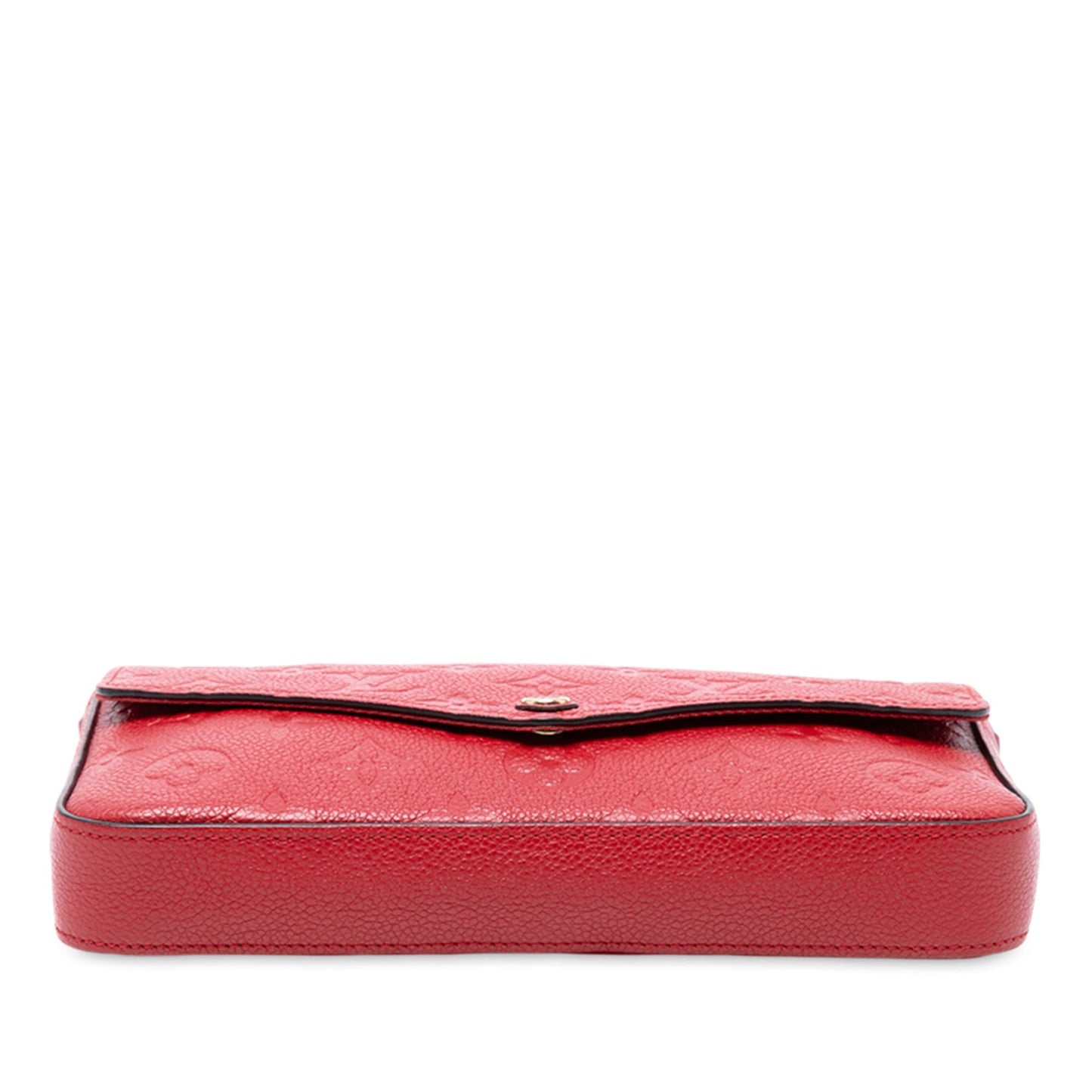 Red Louis Vuitton Monogram Empreinte Pochette Felicie Crossbody Bag