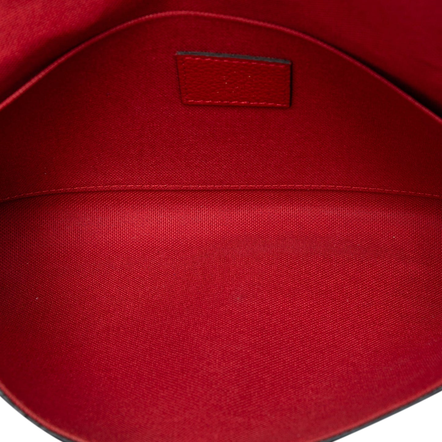Red Louis Vuitton Monogram Empreinte Pochette Felicie Crossbody Bag