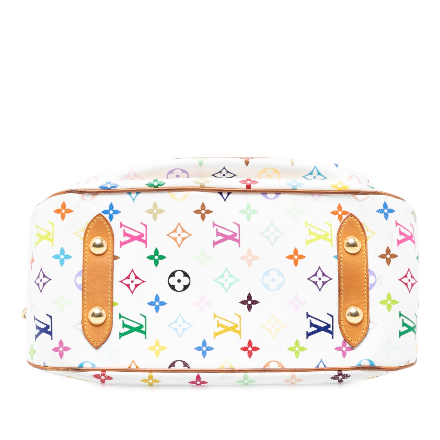 White Louis Vuitton Monogram Multicolore Rita Satchel