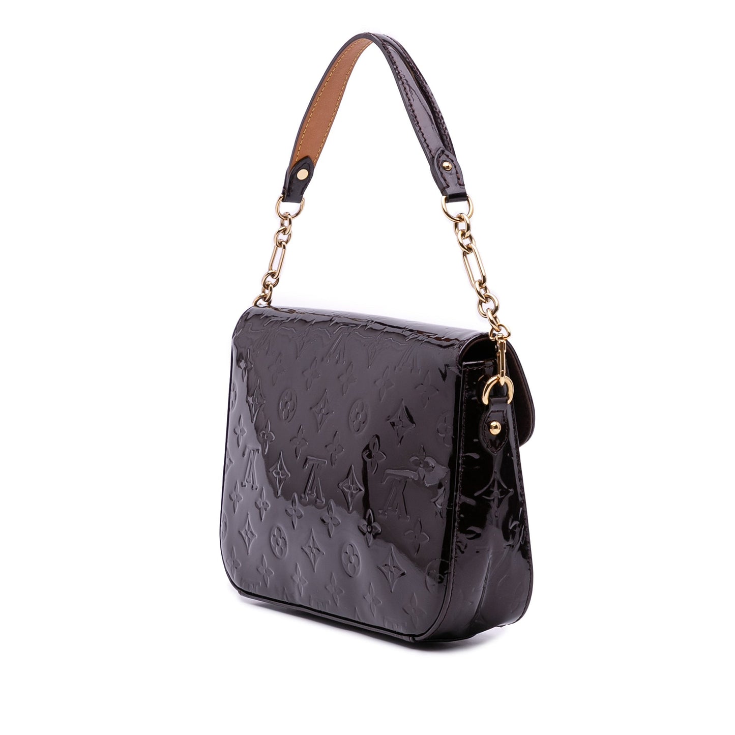 Purple Louis Vuitton Monogram Vernis Rodeo Drive Satchel