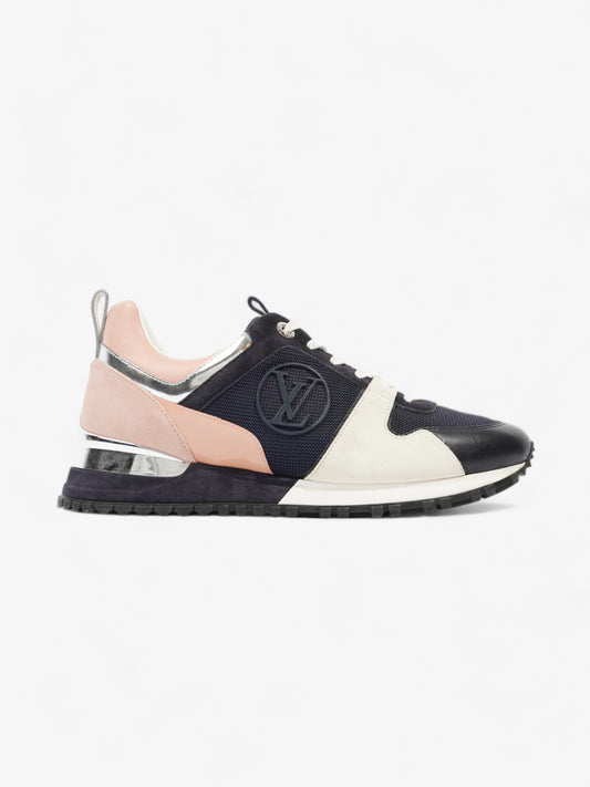 Louis Vuitton Run Away Navy / Beige / Pink Suede EU 40 UK 7