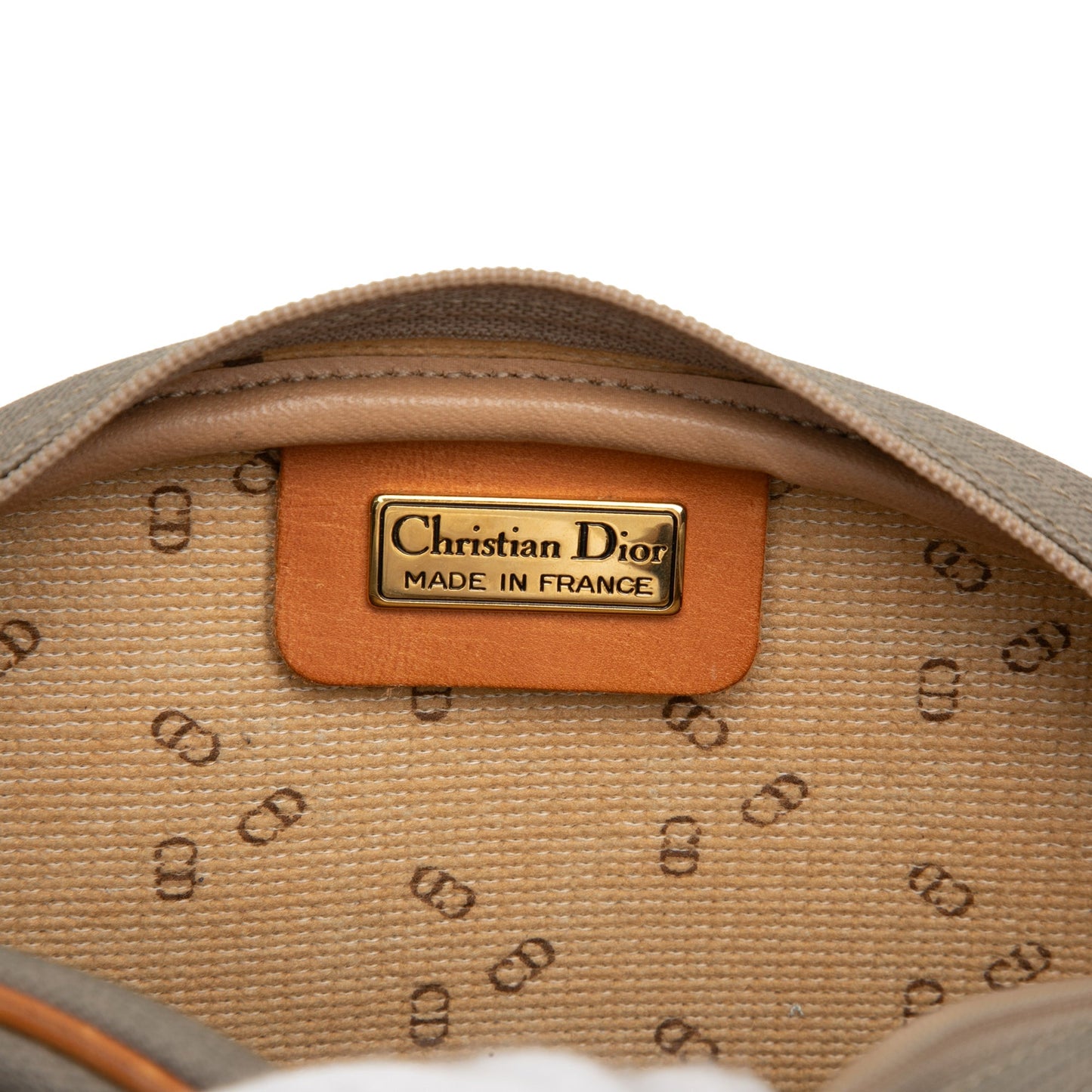 Gray Dior Coated Canvas CD Crossbody