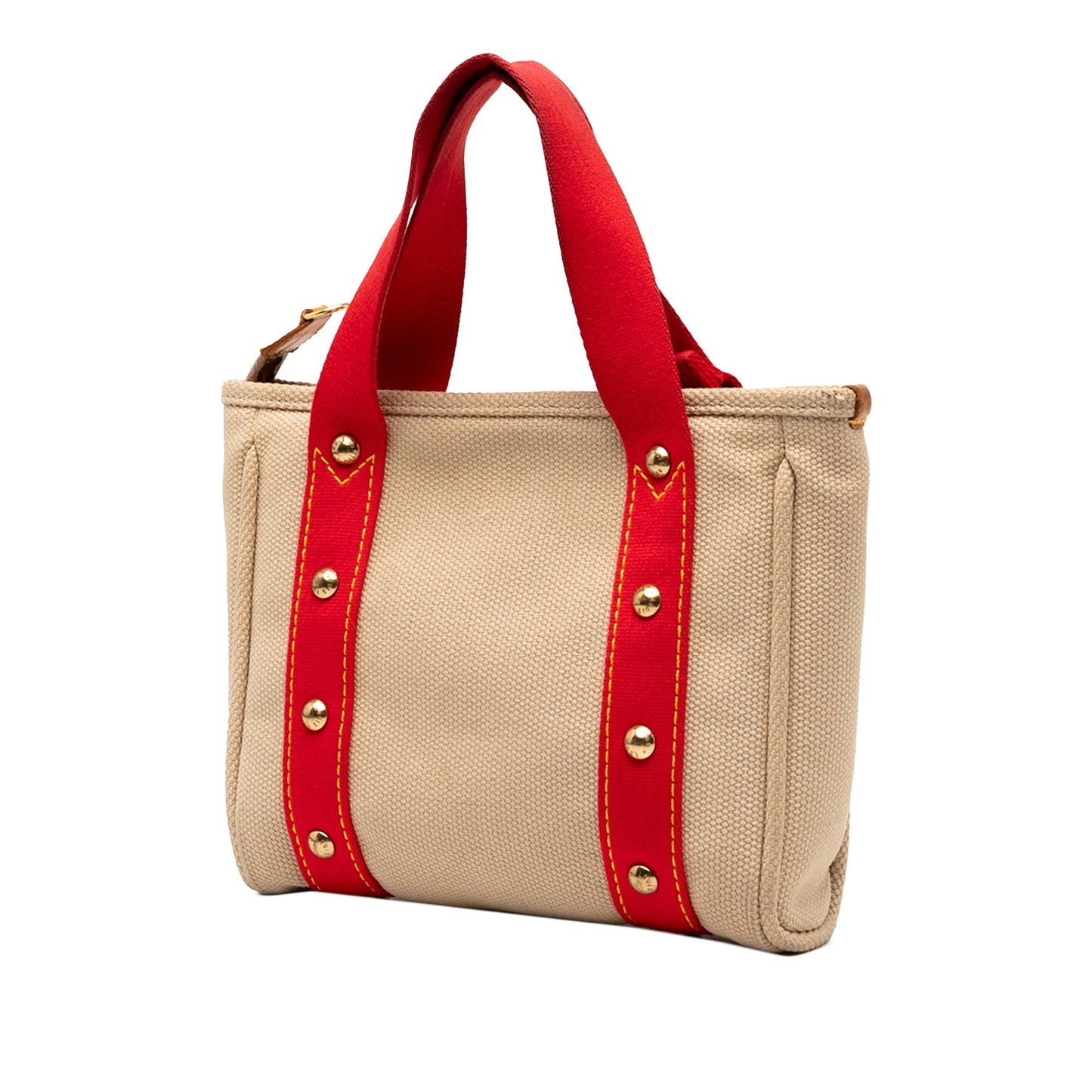 Tan Louis Vuitton Antigua Cabas PM Handbag