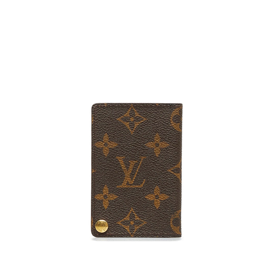 LOUIS VUITTON Monogram Porte-Cartes Credit Pression Card Holder