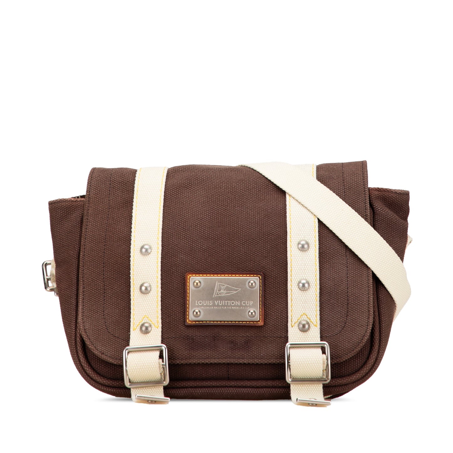 Brown Louis Vuitton Toile Antigua Besace LV Cup Messenger PM Crossbody Bag