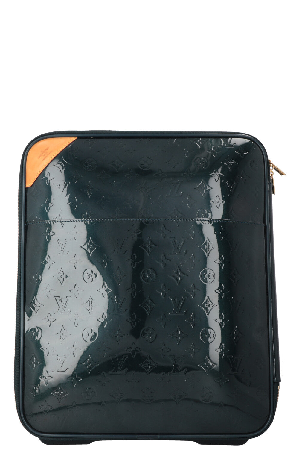 LOUIS VUITTON Pegase 45 Suitcase Vernis Green