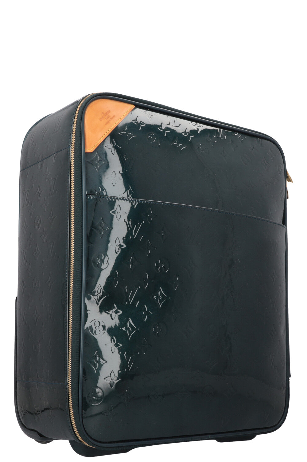 LOUIS VUITTON Pegase 45 Suitcase Vernis Green