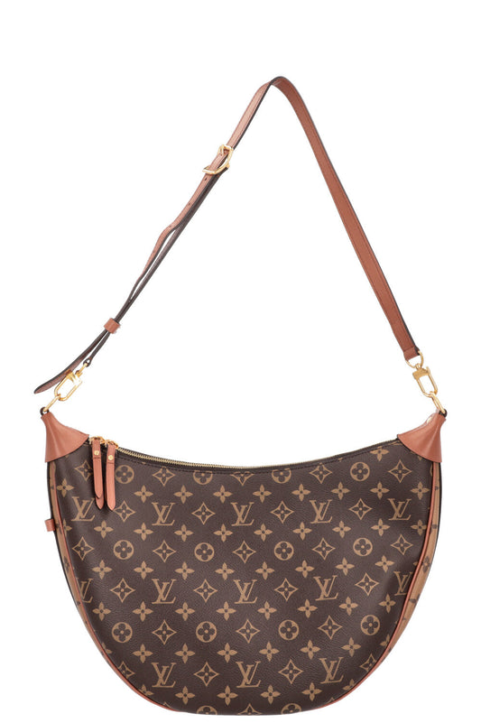 LOUIS VUITTON Loop Hobo Bag MNG Canvas