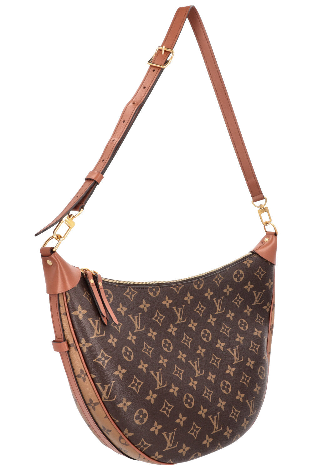 LOUIS VUITTON Loop Hobo Bag MNG Canvas