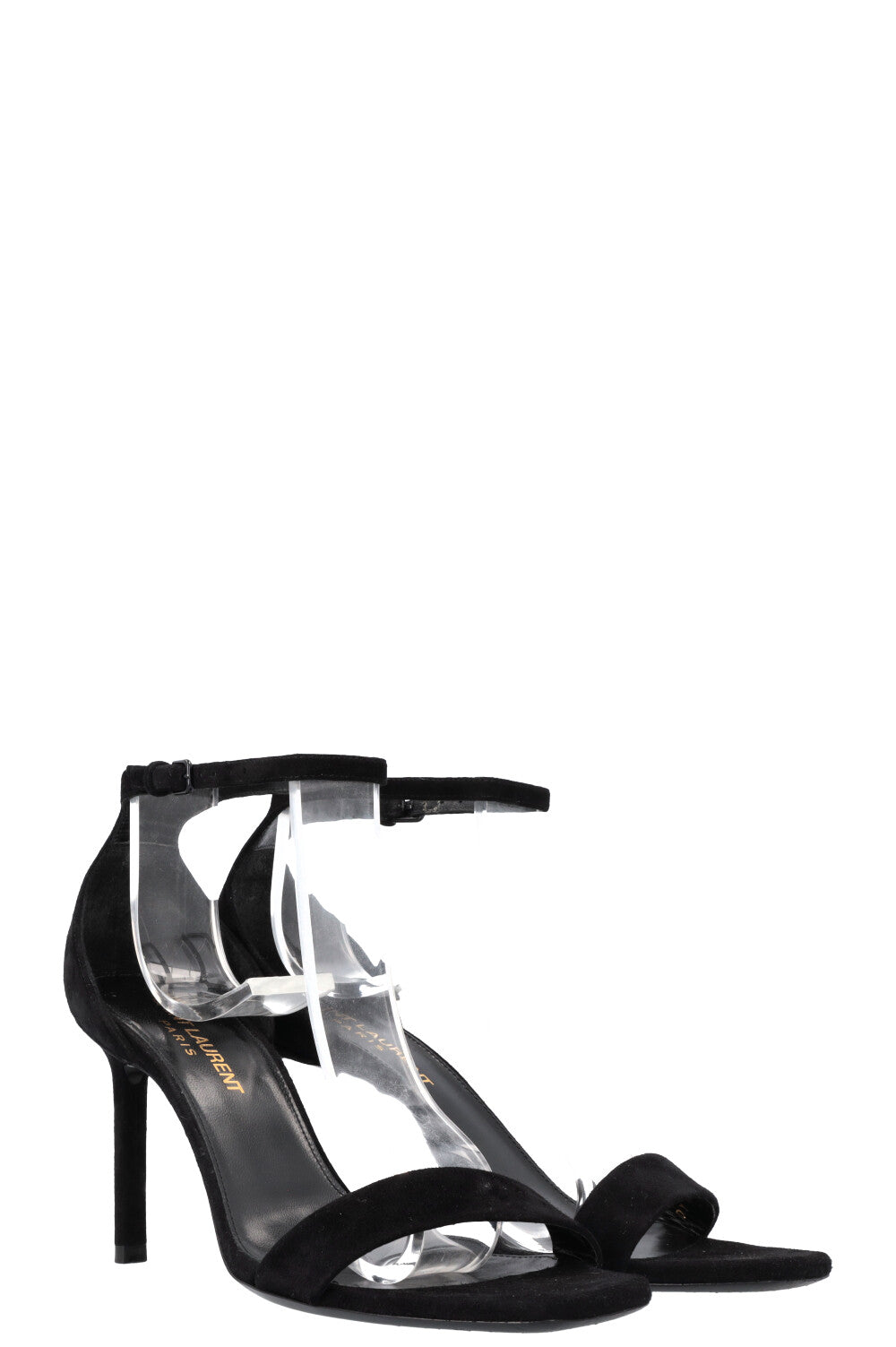 SAINT LAURENT Heels Suede Black