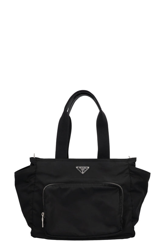 PRADA Travel Tote Bag Re-Nylon Black