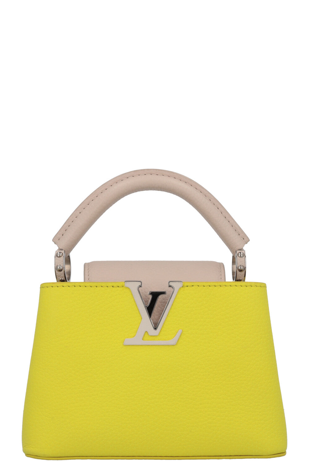 LOUIS VUITTON Mini Capucines Yellow Blush