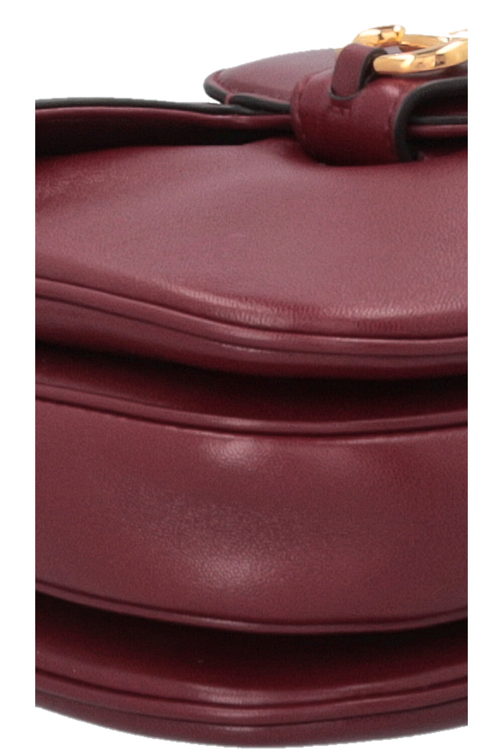 GUCCI Horsebit 1955 Aura Small Shoulder Bag Ancora Red