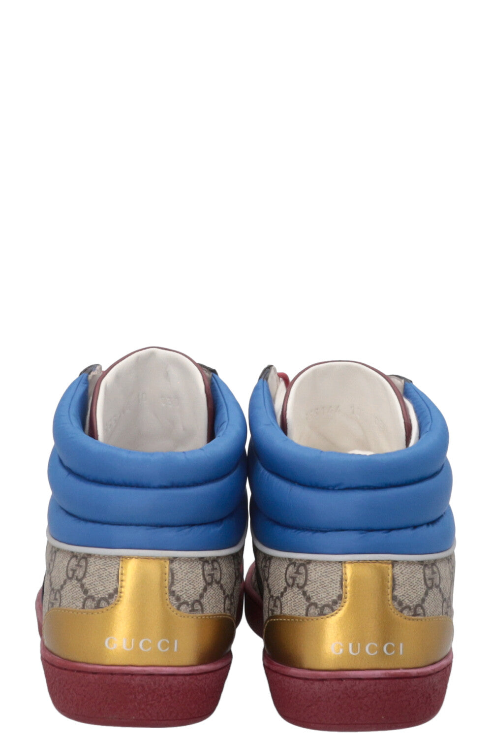 GUCCI Ace High Top Sneakers Supreme Canvas