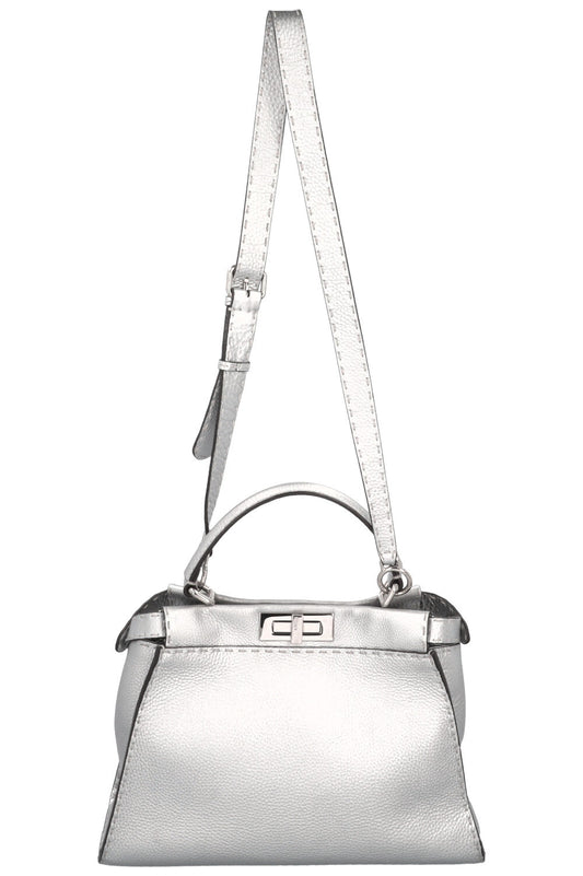 FENDI Peekaboo Medium Silver
