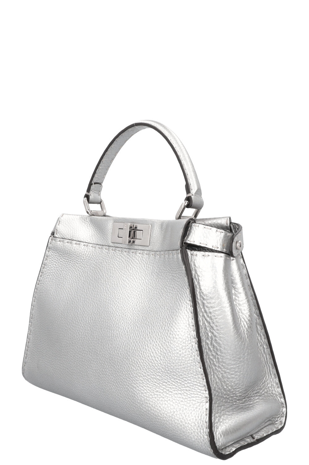 FENDI Peekaboo Medium Silver
