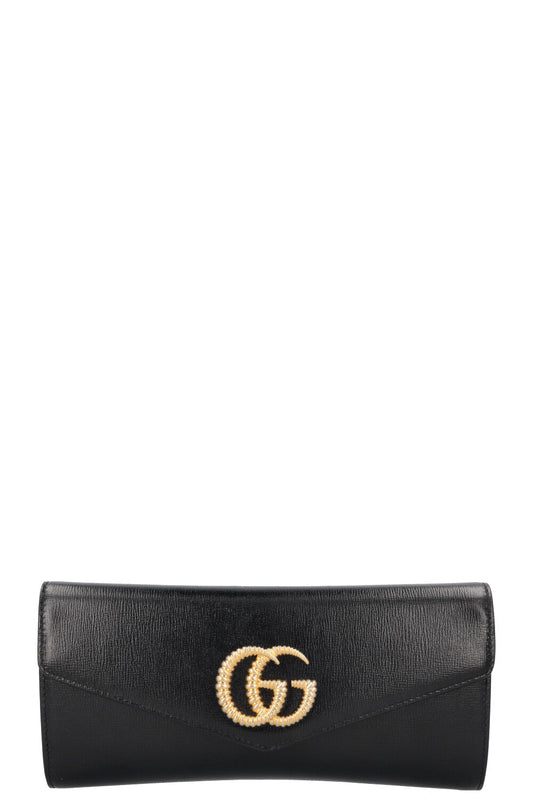 GUCCI Torchon GG Broadway Clutch Black
