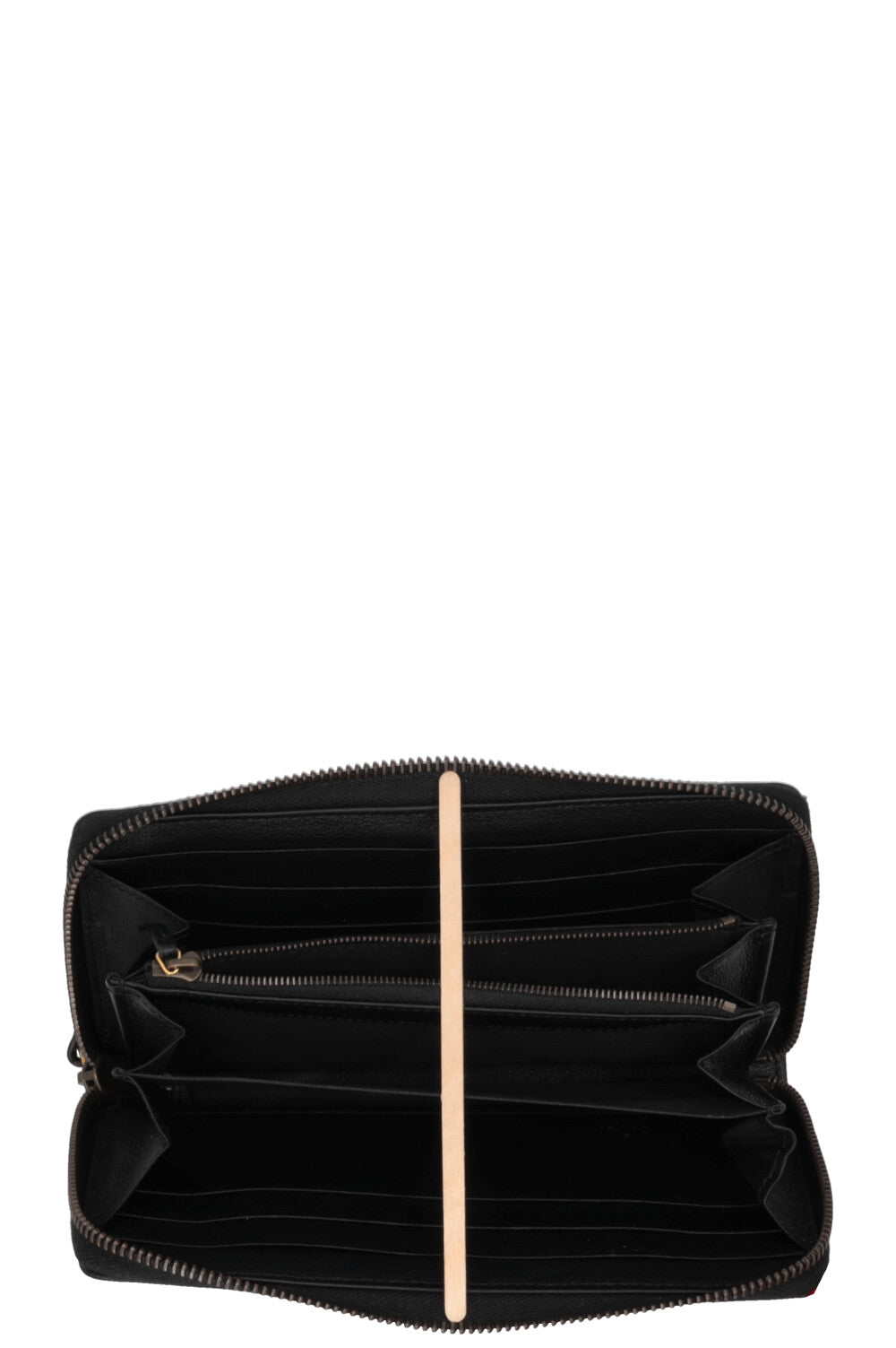 GUCCI Bamboo Zip Wallet Black