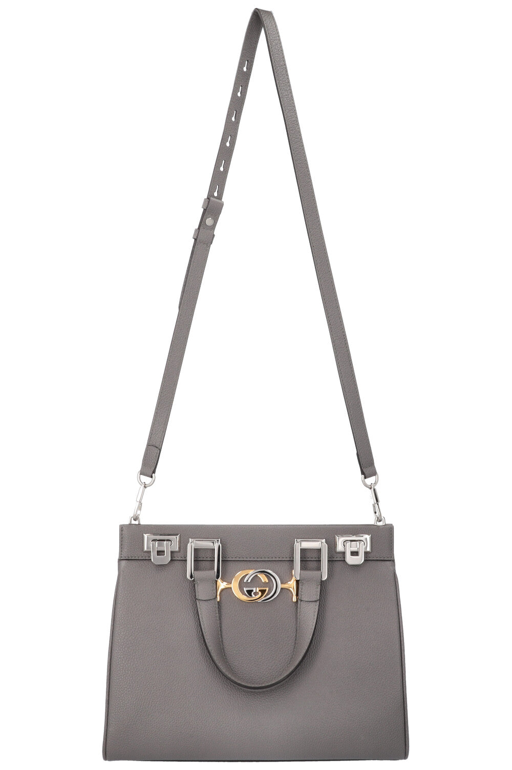 GUCCI Zumi Bag Small Leather Grey