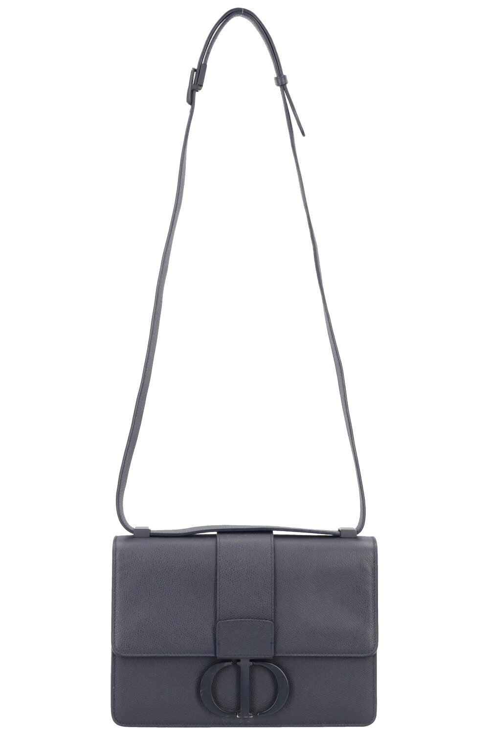 CHRISTIAN DIOR 30 Montaigne Flap Bag Navy