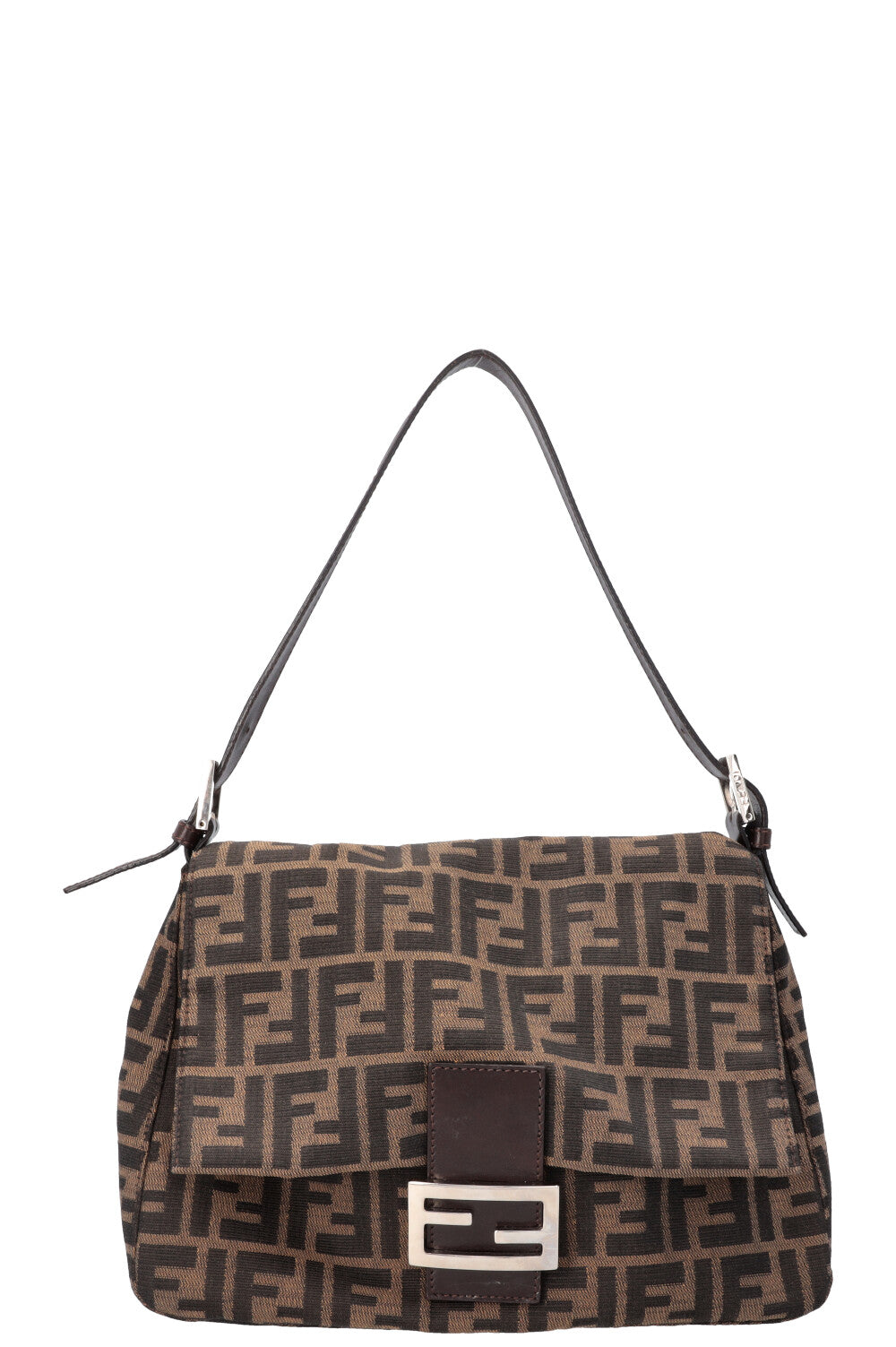 FENDI Baguette Bag Zucca Brown