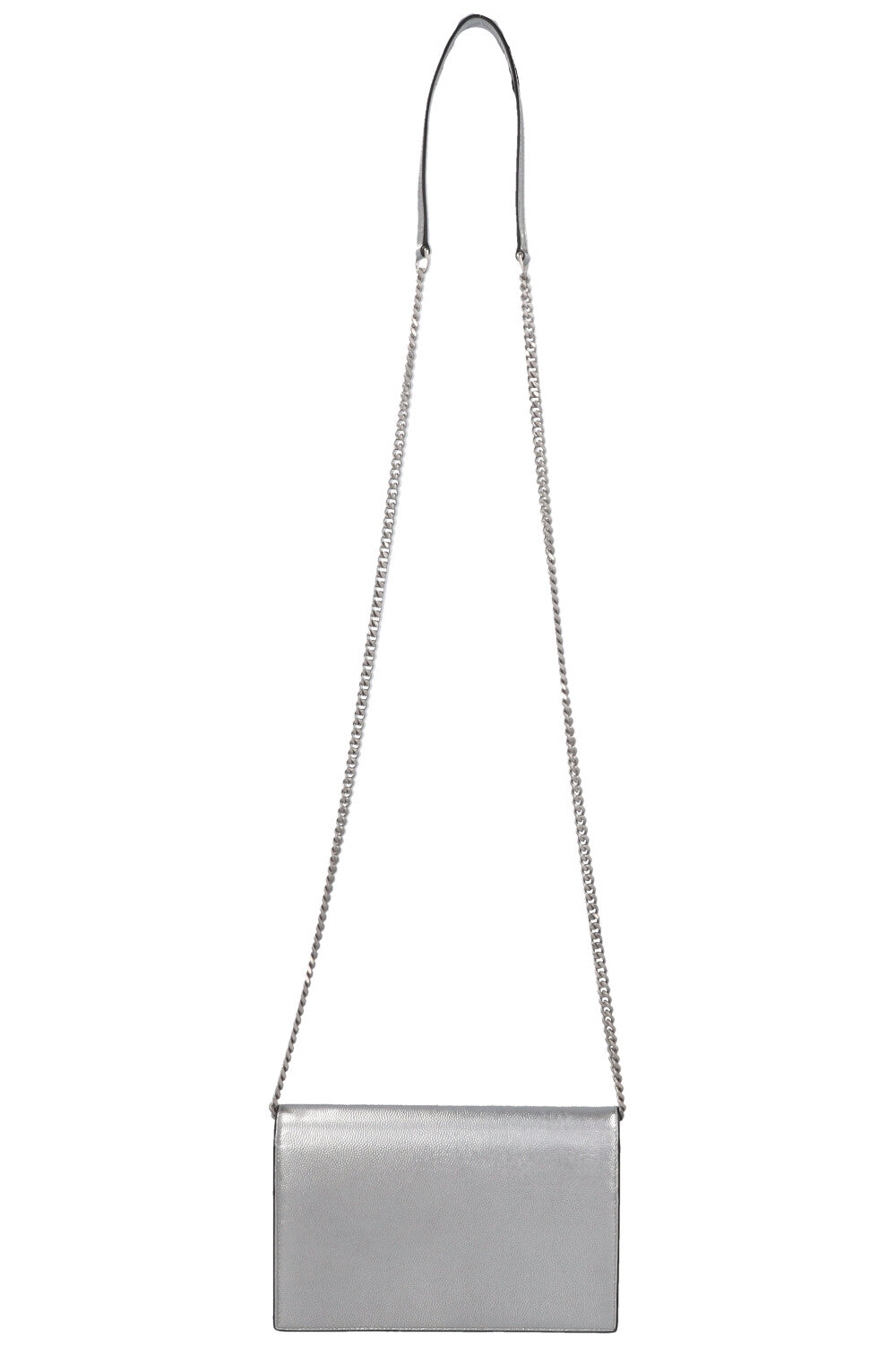 SAINT LAURENT Small Kate Tassel Crossbody Bag Silver