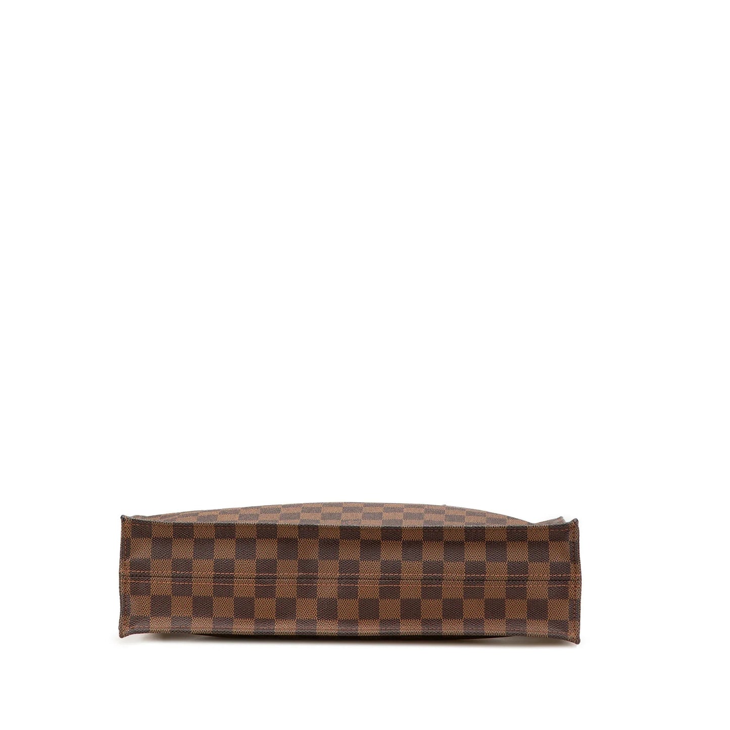Brown Louis Vuitton Damier Ebene Sac Plat Tote Bag