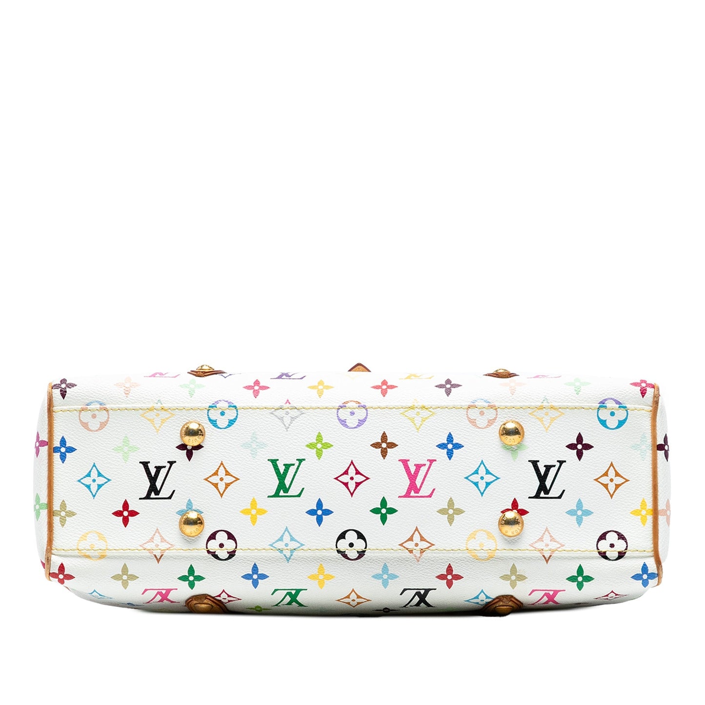 White Louis Vuitton Monogram Multicolore Aurelia MM Shoulder Bag