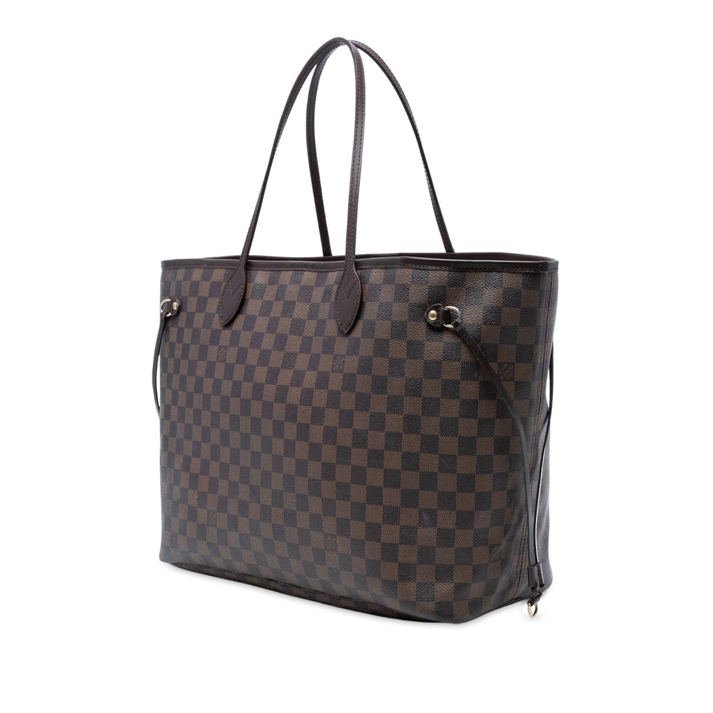 Brown Louis Vuitton Damier Ebene Neverfull GM Tote Bag