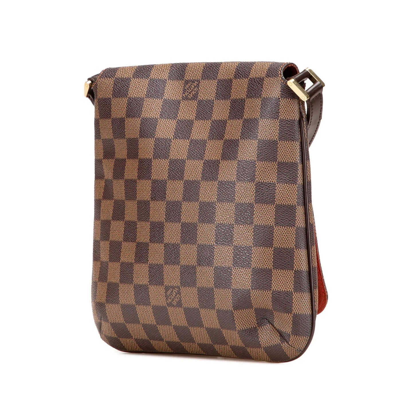 Brown Louis Vuitton Damier Ebene Mtte Salsa Long Strap Crossbody Bag