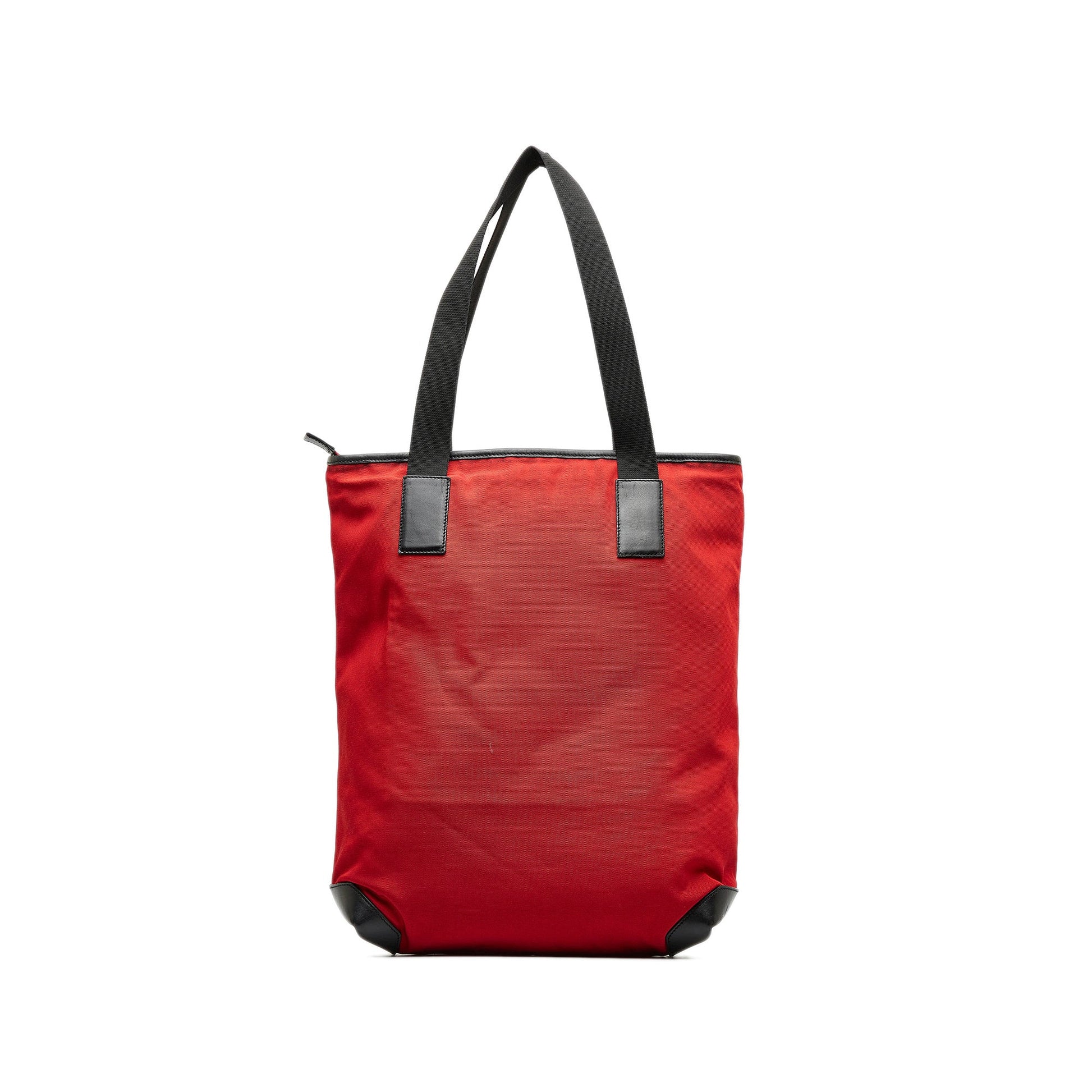Gucci Red Nylon Tote