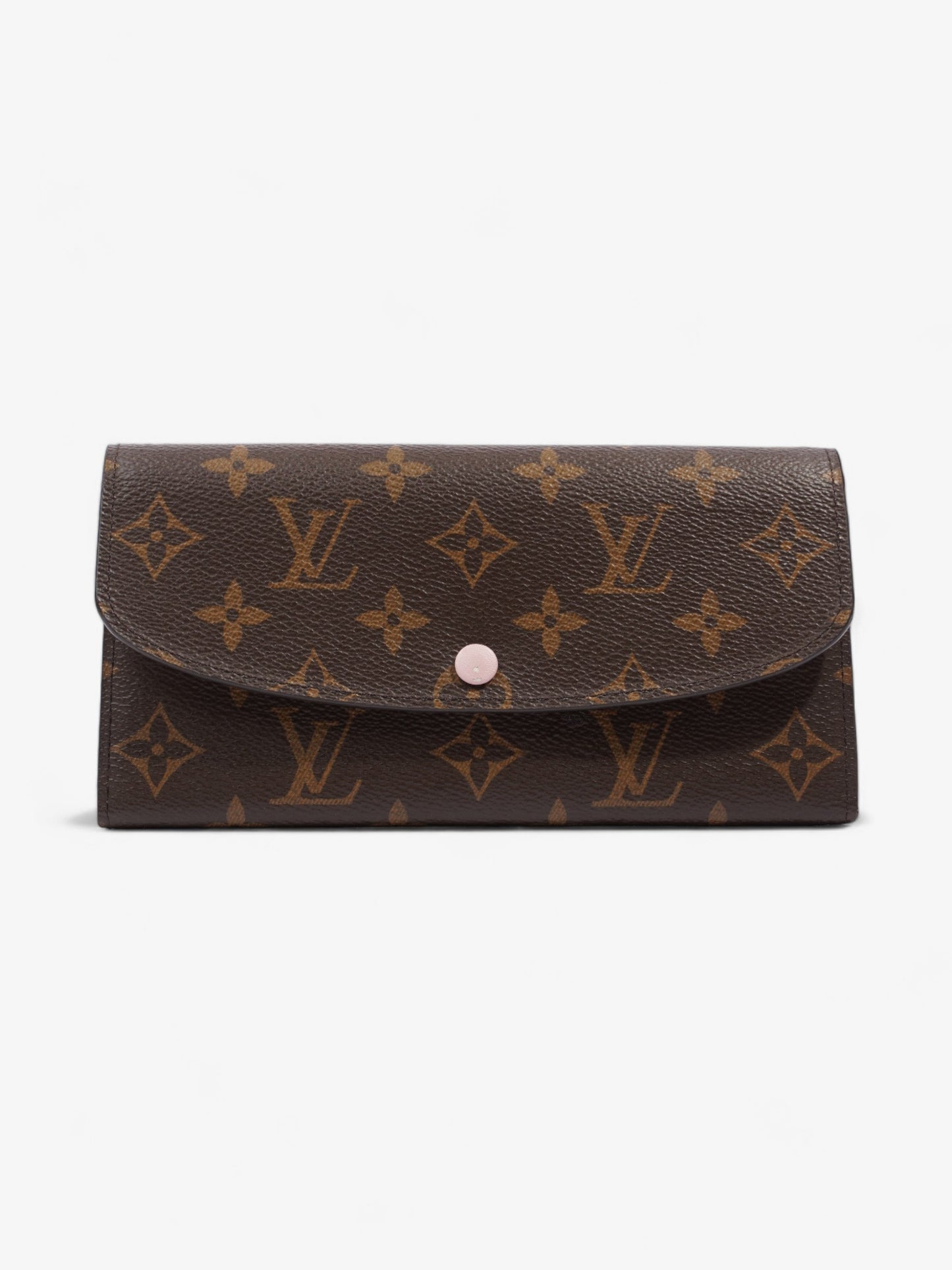 Louis Vuitton Emilie Wallet Monogram / Rose Ballerine Coated Canvas